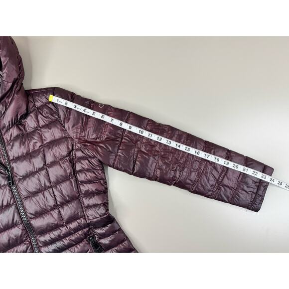 Calvin Klein Womens Packable Lightweight Premium Down Puffer Jacket XS Purple - Picture 8 of 16